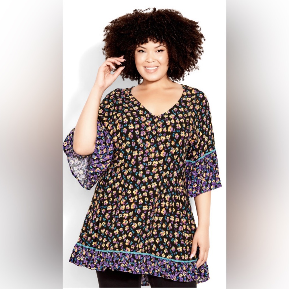 Avenue/ Evans tunic blouse